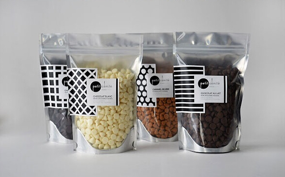 黑白色彩食品包装设计