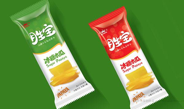 胜宝木瓜片食品包装设计案例